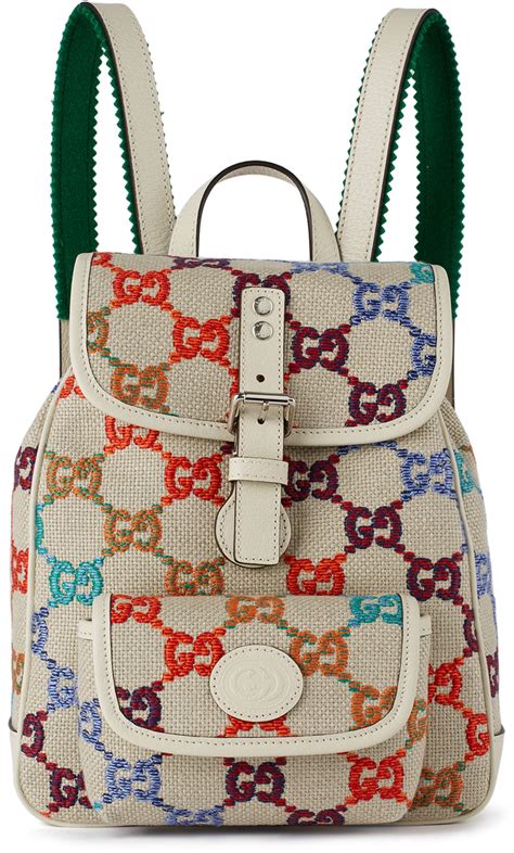 gucci white backpack|gucci backpack prices.